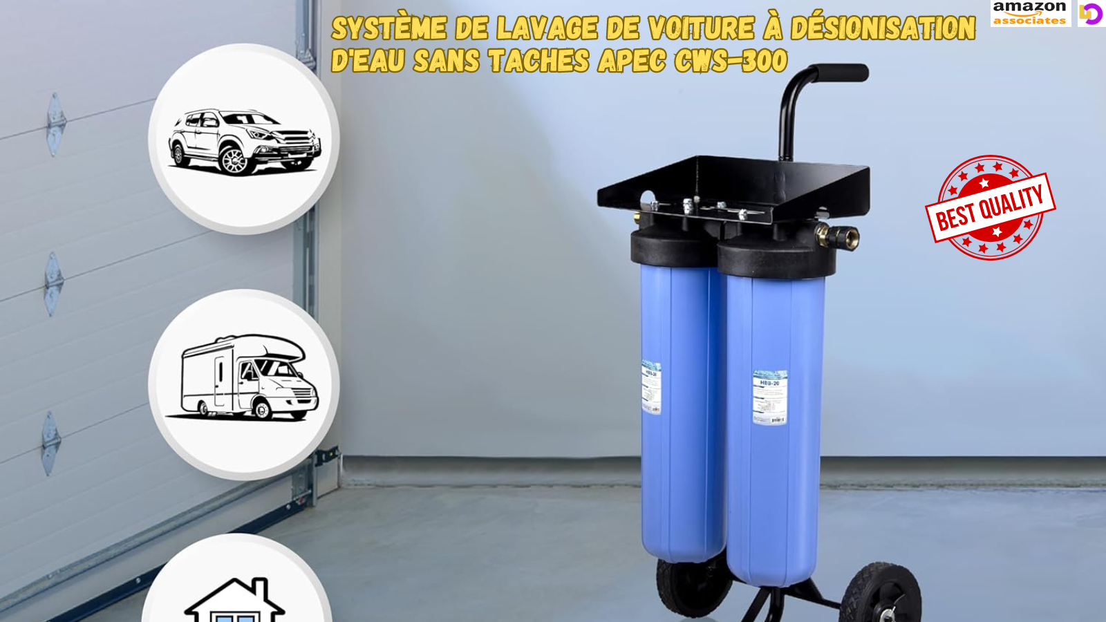 19.Système de lavage de voiture à désionisation…