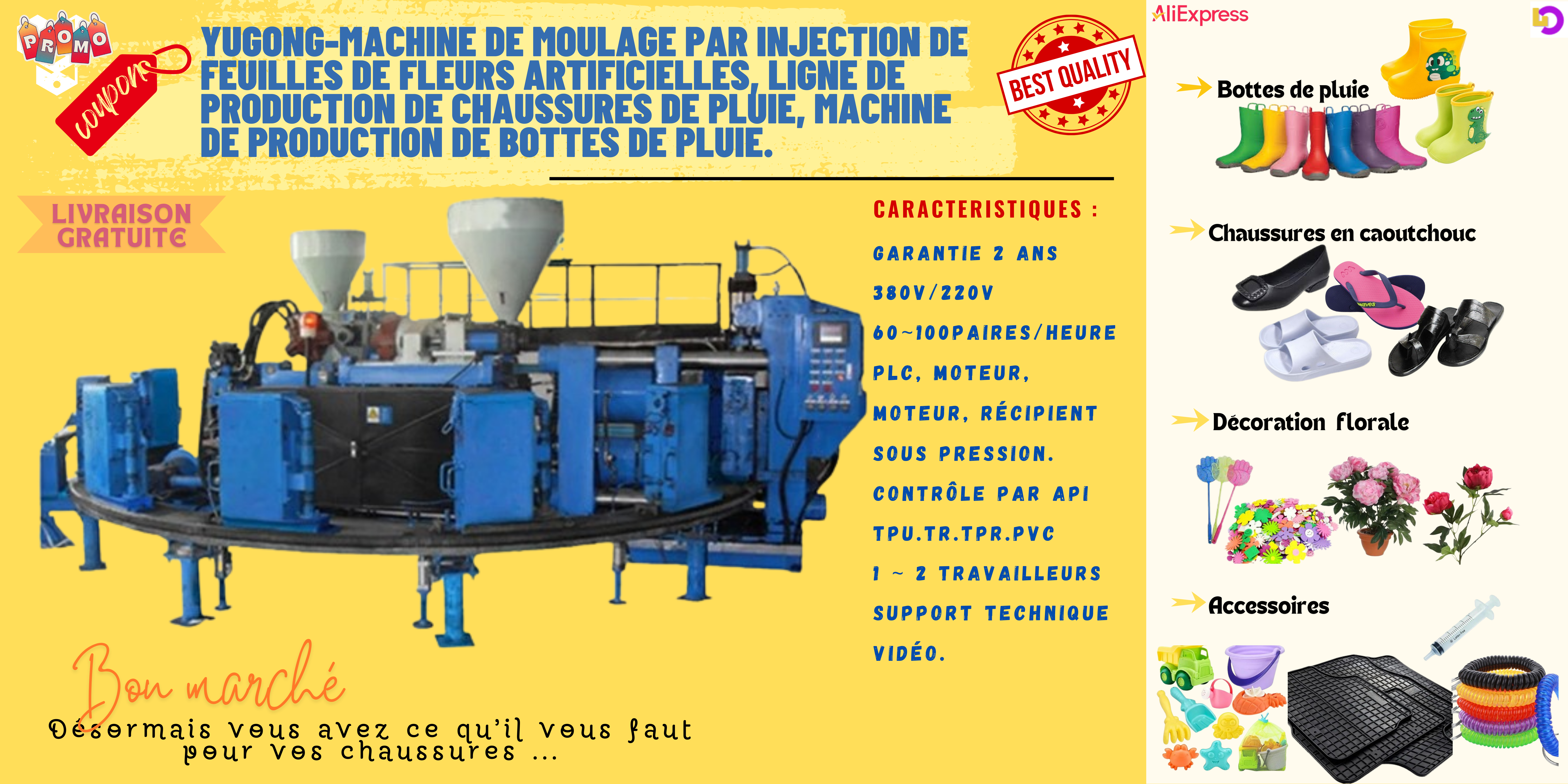 14. YG Shoe Machinery Machine de moulage par injection…